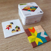Extrokids Wooden Geometry Block Game Toy Mosaic - EKT1896F